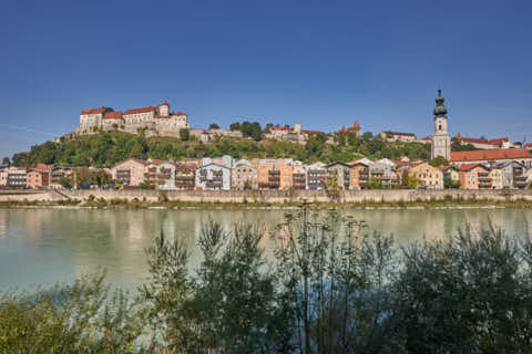 Gemeinde Hochburg-Ach Bezirk Braunau Ach Salzach Burghausen Burg (Dirschl Johann) Österreich BR